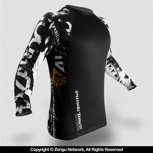 Punch Town-Apocalypse Long Sleeve Rashguard-1